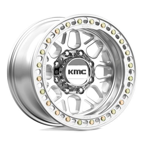 KMC KM235 GRENADE CRAWL BEADLOCK Machined 17x9 -38 8x170mm 125.1mm - Wheelwiz