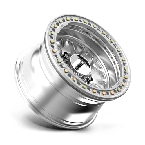 KMC KM235 GRENADE CRAWL BEADLOCK Machined 17x9 -38 8x165.1mm 125.1mm - Wheelwiz