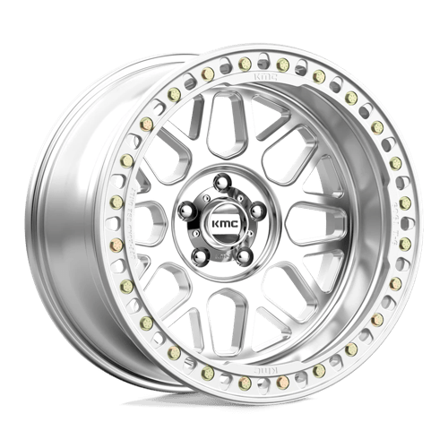 KMC KM235 GRENADE CRAWL BEADLOCK Machined 20x10 -48 5x127mm 71.5mm - Wheelwiz