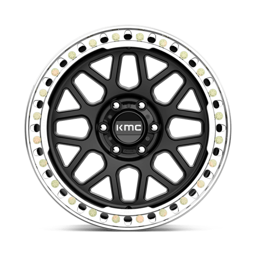 KMC KM235 GRENADE CRAWL BEADLOCK Satin Black 20x10 -48 6x139.7mm 108mm - Wheelwiz