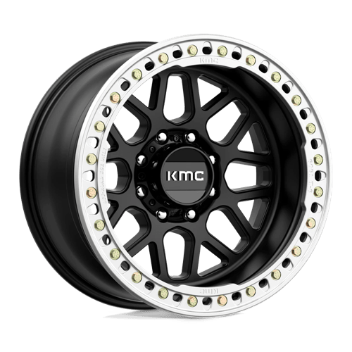 KMC KM235 GRENADE CRAWL BEADLOCK Satin Black 20x10 -48 8x165.1mm 125.1mm - Wheelwiz