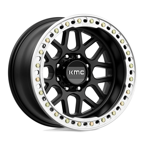 KMC KM235 GRENADE CRAWL BEADLOCK Satin Black 20x10 -48 8x170mm 125.1mm - WheelWiz