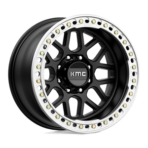 KMC KM235 GRENADE CRAWL BEADLOCK Satin Black 20x10 -48 8x170mm 125.1mm - WheelWiz
