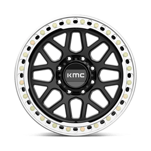 KMC KM235 GRENADE CRAWL BEADLOCK Satin Black 20x10 -48 8x170mm 125.1mm - WheelWiz