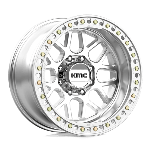 KMC KM235 GRENADE CRAWL BEADLOCK Machined 20x10 -48 8x170mm 125.1mm - Wheelwiz