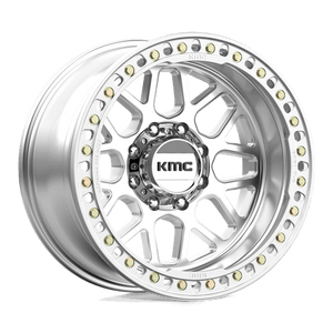 KMC KM235 GRENADE CRAWL BEADLOCK Machined 20x10 -48 8x170mm 125.1mm - Wheelwiz