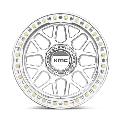 KMC KM235 GRENADE CRAWL BEADLOCK Machined 20x10 -48 8x165.1mm 125.1mm - Wheelwiz