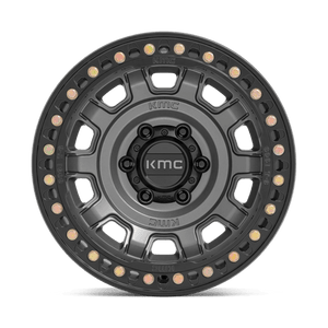 KMC KM236 TANK BEADLOCK Anthracite 17x9 -38 6x139.7mm 108mm - Wheelwiz