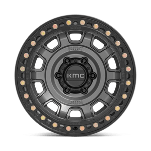 KMC KM236 TANK BEADLOCK Anthracite 17x9 -38 8x170mm 125.1mm - Wheelwiz