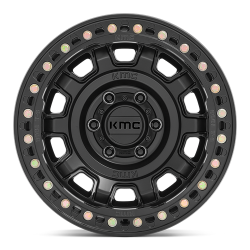 KMC KM236 TANK BEADLOCK Satin Black 17x9 -38 6x139.7mm 108mm
