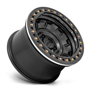 KMC KM236 TANK BEADLOCK Satin Black 17x9 -15 5x127mm 71.5mm