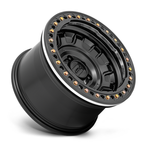 KMC KM236 TANK BEADLOCK Satin Black 17x9 -38 8x165.1mm 125.1mm