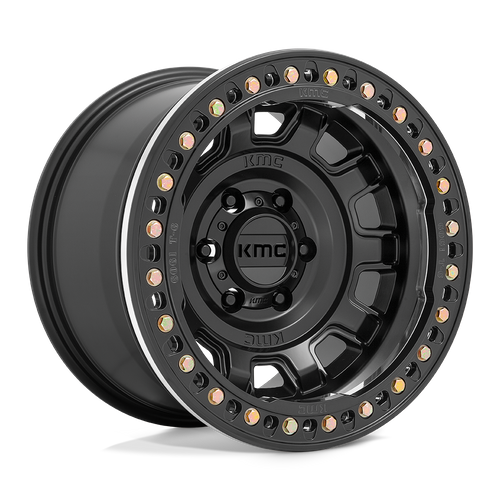 KMC KM236 TANK BEADLOCK Satin Black 17x9 -38 8x170mm 125.1mm