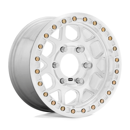 KMC KM444 MESA FORGED BEADLOCK Raw Machined 17x9 0 Custom 72.6mm - Wheelwiz