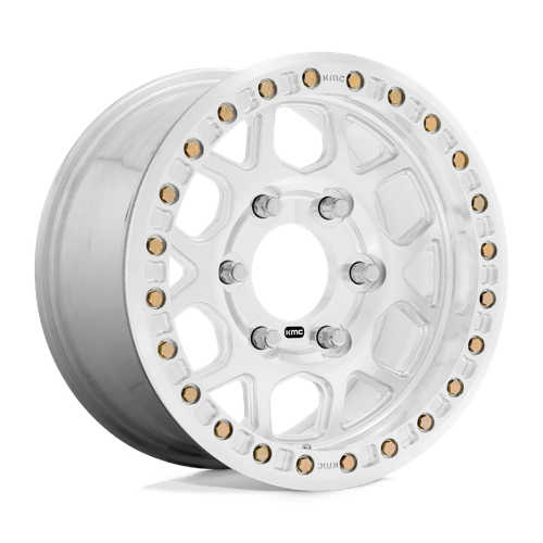 KMC KM444 MESA FORGED BEADLOCK Raw Machined 17x9 +25 Custom 108mm - Wheelwiz