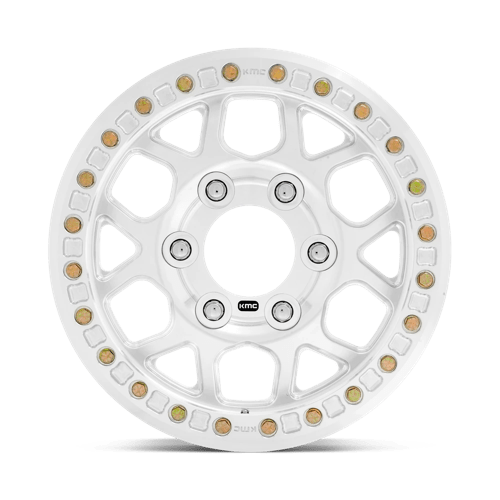 KMC KM444 MESA FORGED BEADLOCK Raw Machined 17x9 +25 6x165.1mm 108mm - Wheelwiz