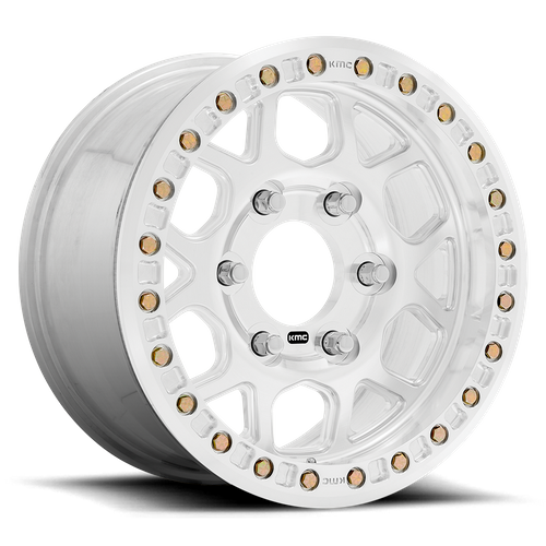 KMC KM444 MESA FORGED BEADLOCK Raw Machined 17x9 0 6x135mm 87.1mm