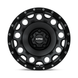 KMC KM529 HOLESHOT Satin Black 17x9 -12 5x114.3mm 83.1mm - WheelWiz