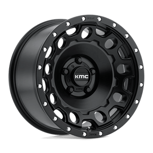KMC KM529 HOLESHOT Satin Black 17x8.5 +34 5x127mm 71.5mm - Wheelwiz