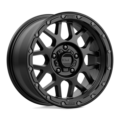 KMC KM535 GRENADE OFF-ROAD Matte Black 17x9 +18 5x127mm 71.5mm - Wheelwiz