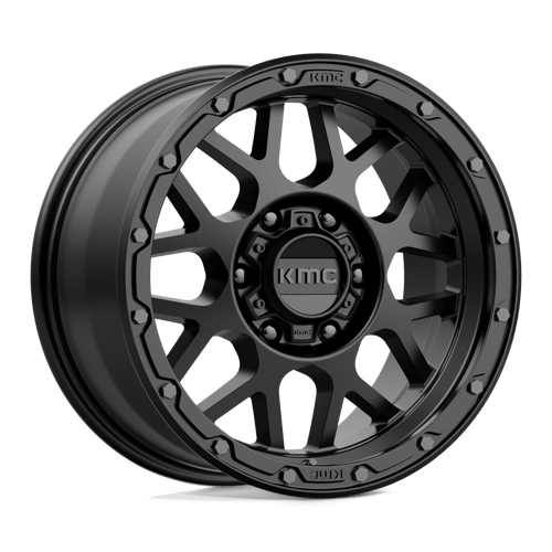KMC KM535 GRENADE OFF-ROAD Matte Black 17x9 +18 6x139.7mm 106.1mm - Wheelwiz
