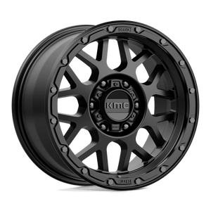 KMC KM535 GRENADE OFF-ROAD Matte Black 17x9 +18 6x120mm 66.9mm - Wheelwiz