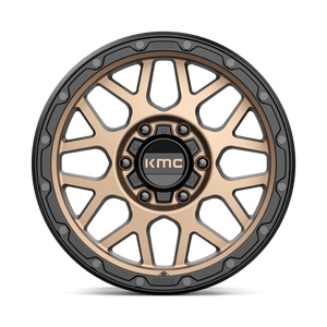 KMC KM535 GRENADE OFF-ROAD Matte Bronze W/ M-black Lip 17x9 +18 6x114.3mm 66.1mm - Wheelwiz
