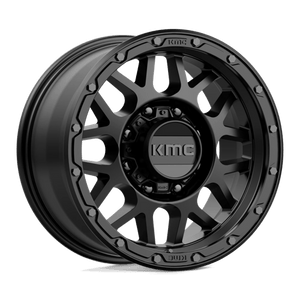 KMC KM535 GRENADE OFF-ROAD Matte Black 17x9 +18 8x170mm 125.1mm - Wheelwiz