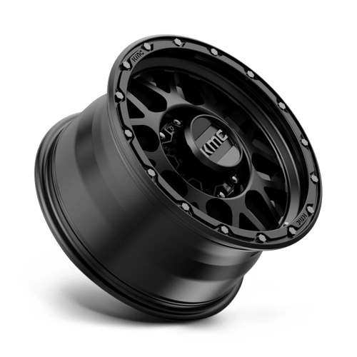 KMC KM535 GRENADE OFF-ROAD Matte Black 17x9 +18 8x180mm 124.2mm - Wheelwiz