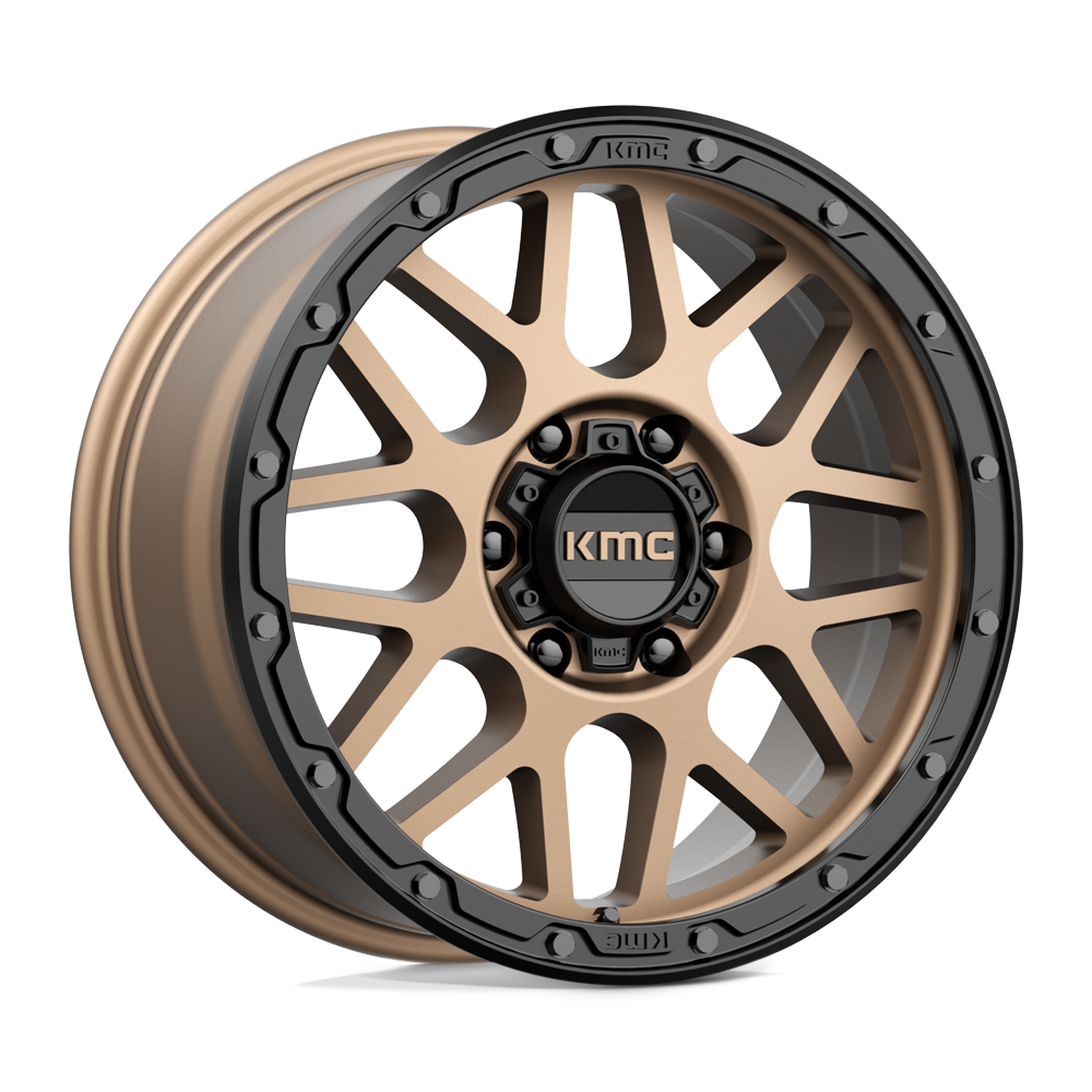 KMC KM535 GRENADE OFF-ROAD Matte Bronze Matte Black Lip 18x8.5 +35 6x139.7mm 106.1mm - WheelWiz