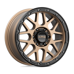 KMC KM535 GRENADE OFF-ROAD Matte Bronze Matte Black Lip 18x8.5 +35 6x139.7mm 106.1mm - WheelWiz