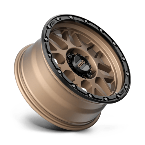KMC KM535 GRENADE OFF-ROAD Matte Bronze W/ M-black Lip 18x8.5 0 6x139.7mm 106.1mm - Wheelwiz
