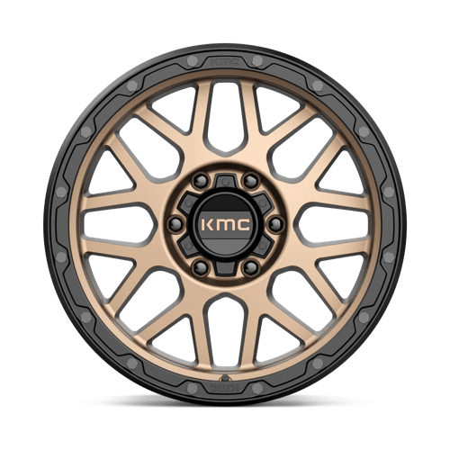 KMC KM535 GRENADE OFF-ROAD Matte Bronze W/ M-black Lip 18x8.5 0 6x139.7mm 106.1mm - Wheelwiz
