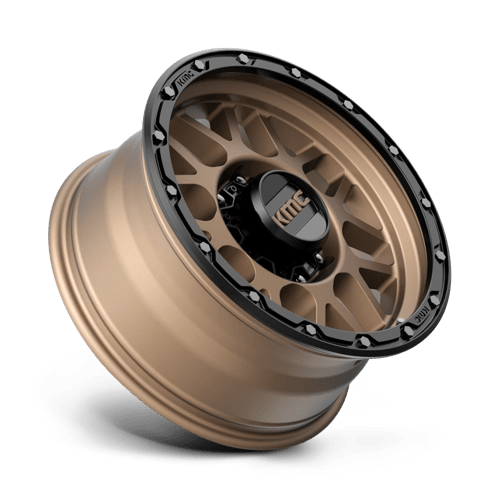 KMC KM535 GRENADE OFF-ROAD Matte Bronze W/ M-black Lip 18x8.5 0 8x165.1mm 125.1mm - Wheelwiz