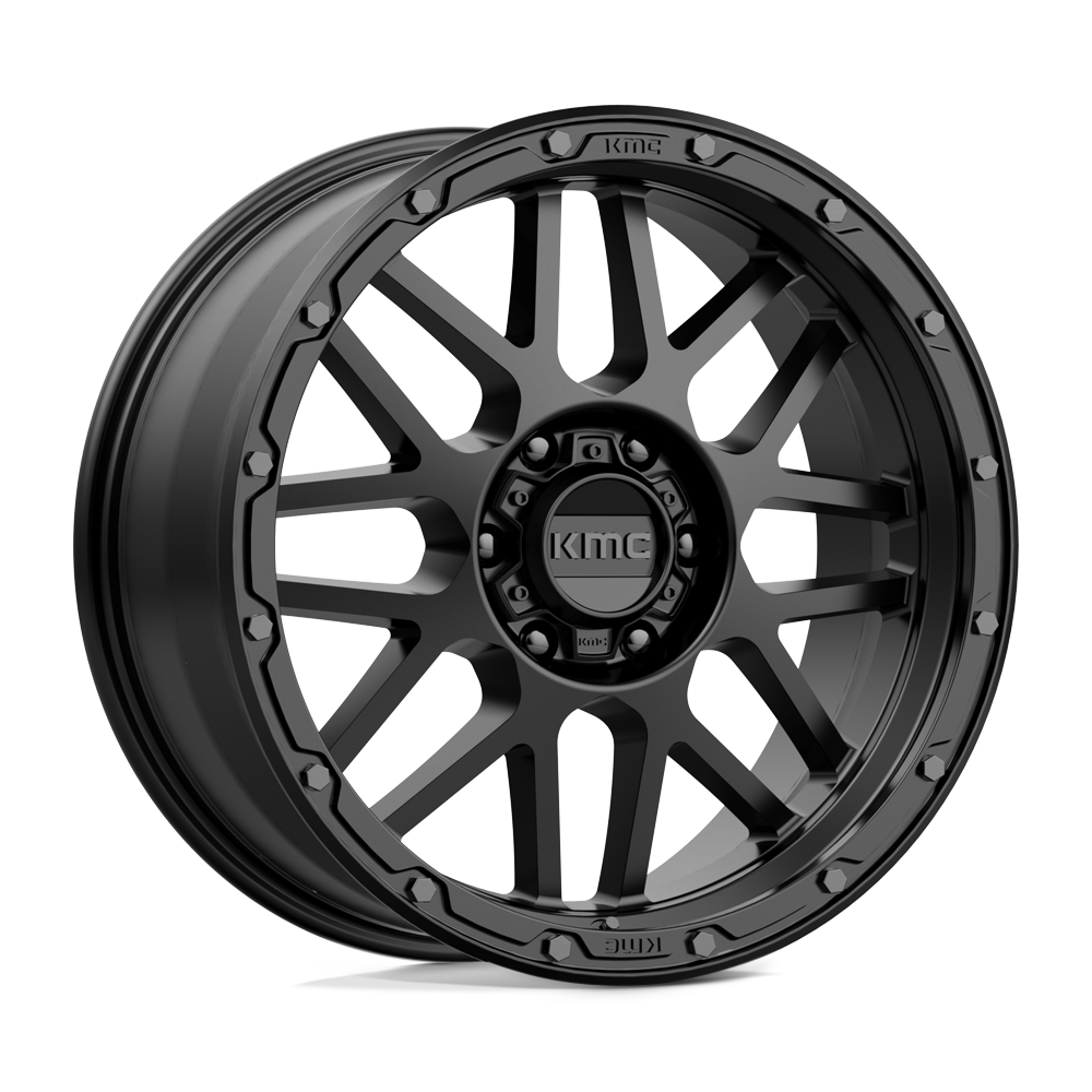 KMC KM535 GRENADE OFF-ROAD Matte Black 20x9 +18 6x120mm 66.9mm - WheelWiz