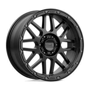 KMC KM535 GRENADE OFF-ROAD Matte Black 20x9 +18 6x120mm 66.9mm - WheelWiz