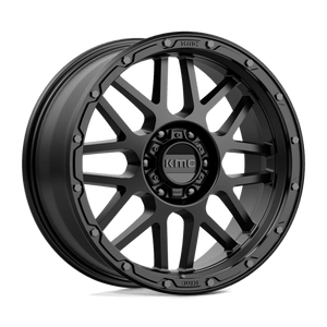 KMC KM535 GRENADE OFF-ROAD Matte Black 20x9 +18 6x120mm 66.9mm - WheelWiz