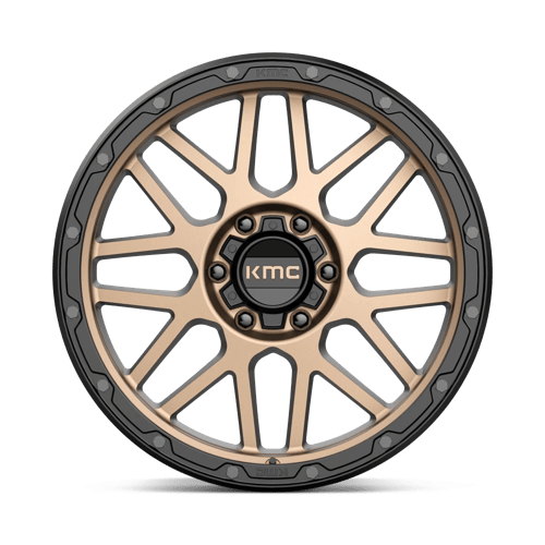 KMC KM535 GRENADE OFF-ROAD Matte Bronze W/ M-black Lip 20x9 +18 6x139.7mm 106.1mm - Wheelwiz
