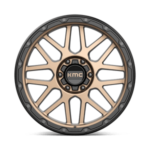 KMC KM535 GRENADE OFF-ROAD Matte Bronze W/ M-black Lip 20x9 +18 6x139.7mm 106.1mm - Wheelwiz