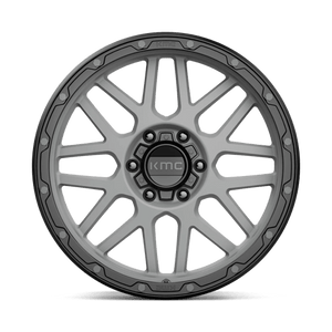 KMC KM535 GRENADE OFF-ROAD Matte Gray Matte Black Lip 20x9 +18 6x114.3mm 66.1mm - WheelWiz