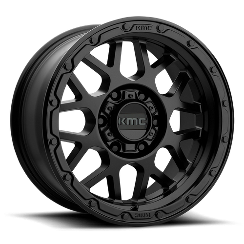 KMC KM535 GRENADE OFF-ROAD Matte Black 17x9 -12 5x127mm 78.1mm