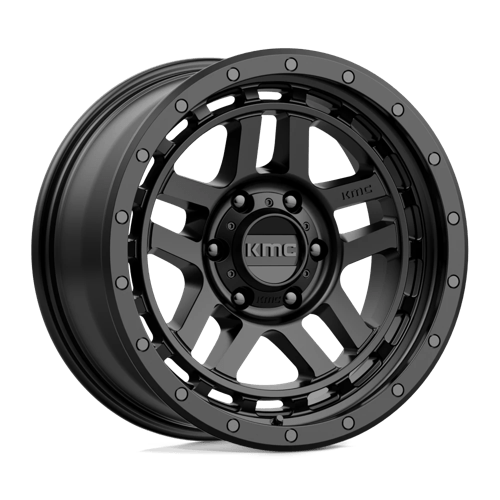KMC KM540 RECON Satin Black 18x8.5 0 6x139.7mm 106.1mm - Wheelwiz