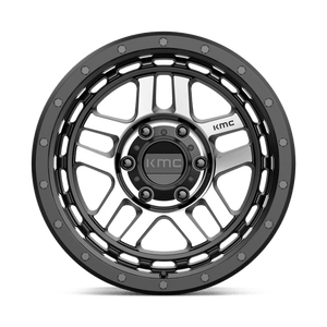 KMC KM540 RECON Satin Black Machined 18x8.5 0 6x139.7mm 106.1mm - Wheelwiz