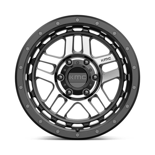 KMC KM540 RECON Satin Black Machined 18x8.5 0 6x135mm 87.1mm - Wheelwiz