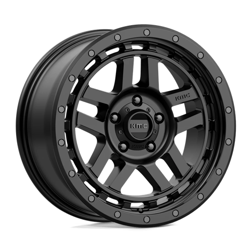 KMC KM540 RECON Satin Black 18x8.5 +18 5x127mm 71.5mm - Wheelwiz