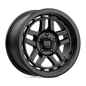 KMC KM540 RECON Satin Black 18x8.5 +18 5x127mm 71.5mm - Wheelwiz