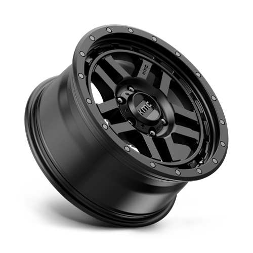 KMC KM540 RECON Satin Black 18x8.5 +18 6x114.3mm 66.1mm - Wheelwiz