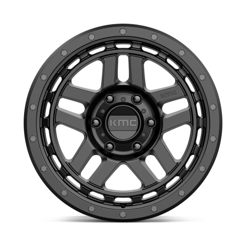 KMC KM540 RECON Satin Black 18x8.5 +18 6x120mm 66.9mm - Wheelwiz