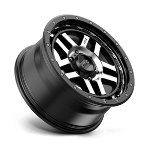 KMC KM540 RECON Satin Black Machined 18x8.5 +18 6x120mm 66.9mm - Wheelwiz