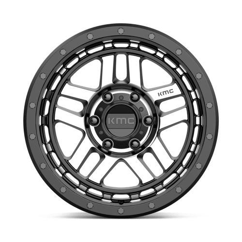 KMC KM540 RECON Satin Black Machined 18x8.5 +18 6x135mm 87.1mm - Wheelwiz